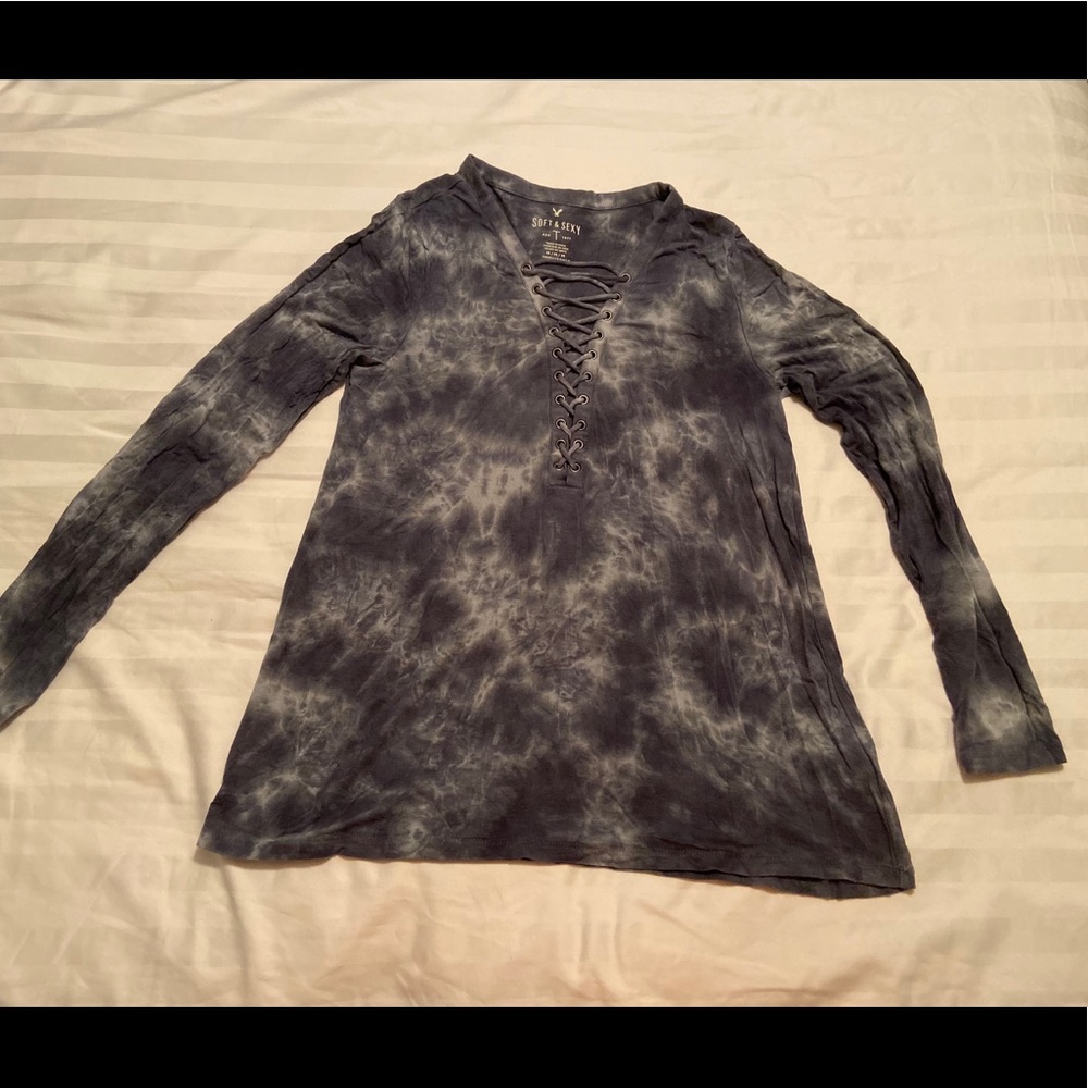 american eagle long sleeve shirt 3/$20
